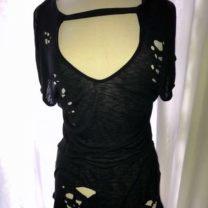 Distressed top